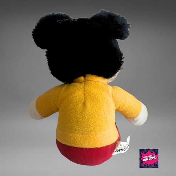 1981 Mickey Mouse Power Knickerbocker Plush Toy - Perfect Vintage Condition - Picture 3 of 4